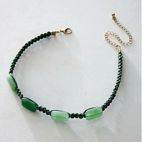 Free People Sweet Carolina Choker Necklace/Jade - Picture 11 of 16